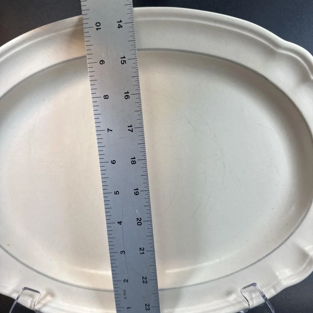 Pfaltzgraff Remembrance Oval Serving Platter 14.6